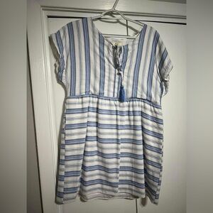 Blue and white dress- Kori brand